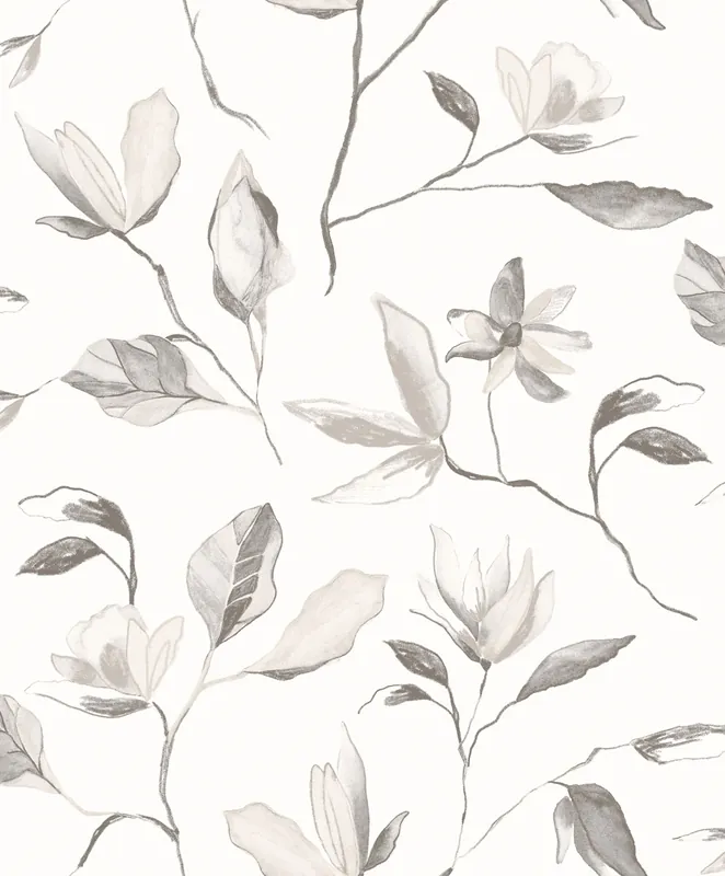 Schnäppchen Florale Vliestapete, ZEN002, Zen, Zoom by Masureel