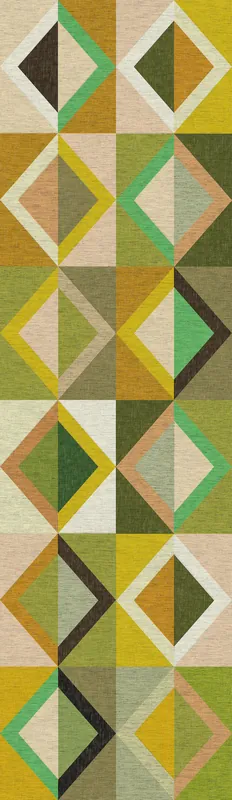 Zertifiziert Geometrische Vliestapete Wandbilder, grün, DGJOY4021-260, Joy, Masureel