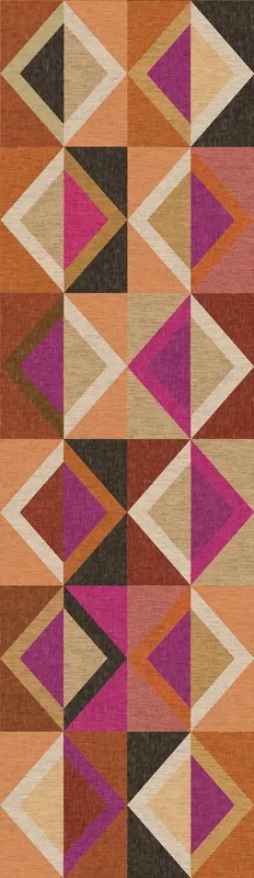 Wochenendangebot Geometrische Vliestapete Wandbilder, braun-lila, DGJOY4042-300, Joy, Masureel