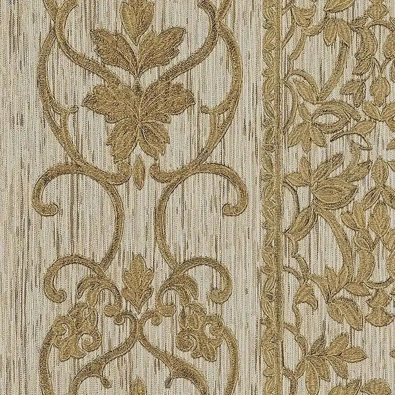 Zertifiziert Luxury non-woven wallpaper with a vinyl surface Z21823, Ornamental baroque pattern, Trussardi 5, Zambaiti Parati