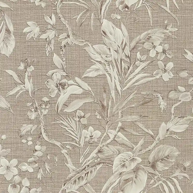 Finale Aktion Flowers, orchids, leaves - Luxury non-woven wallpaper with a vinyl surface Z218342, Trussardi 5, Zambaiti Parati