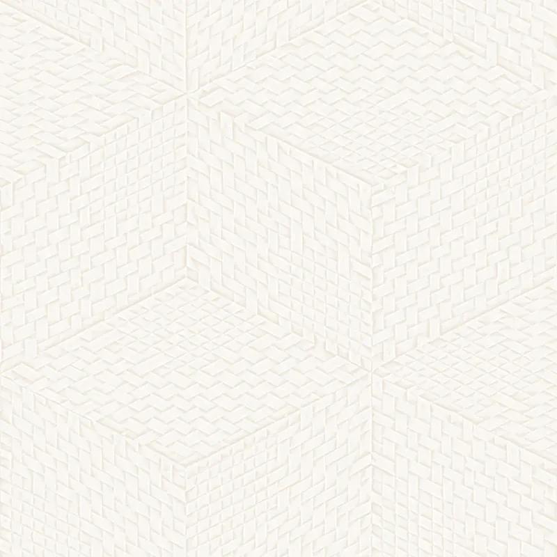 Top-Preis Weiße geometrische 3D-Tapete, TP422951, Exclusive Threads, Design ID