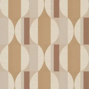 Braun-beige geometrische Tapete, CU3105, Cumaru, Grandeco Preis Gesenkt