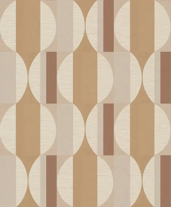 Braun-beige geometrische Tapete, CU3105, Cumaru, Grandeco Preis Gesenkt
