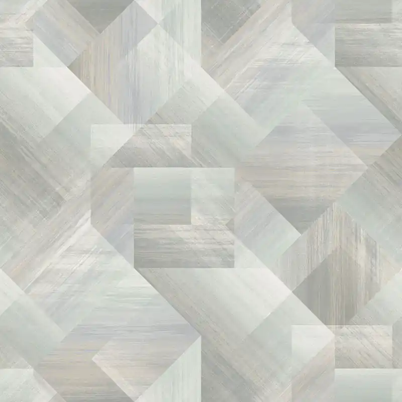 Direkt Vom Hersteller Blaugraue Tapete mit geometrischen Mustern, UR3209, Universe 4, Grandeco