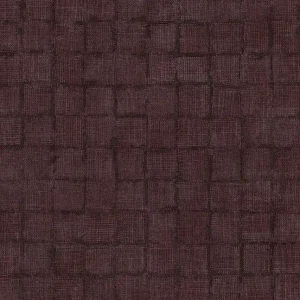 Weinrote Tapete, Stoffimitat, 333459, Emerald, Eijffinger Preisreduziert
