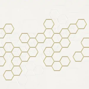Luxury geometric wall mural with hexagons Z90068, 330 x 300 cm, Automobili Lamborghini 2, Zambaiti Parati Mega-Angebot