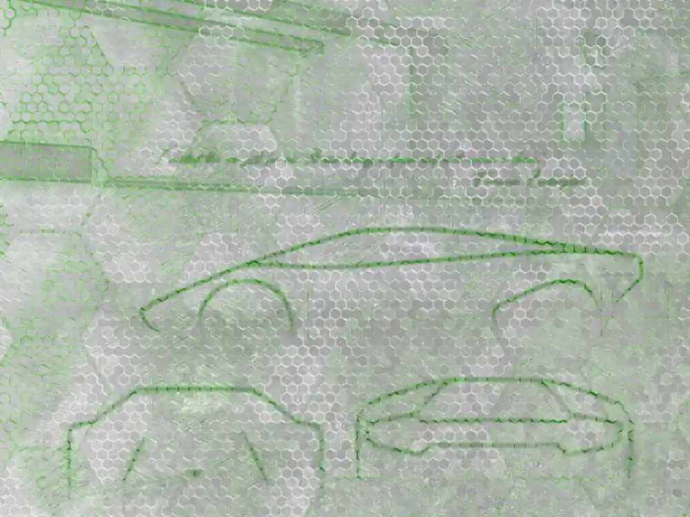 Luxury graphic wall mural Z90058, 330 x 300 cm, Automobili Lamborghini 2, Zambaiti Parati Finale Aktion