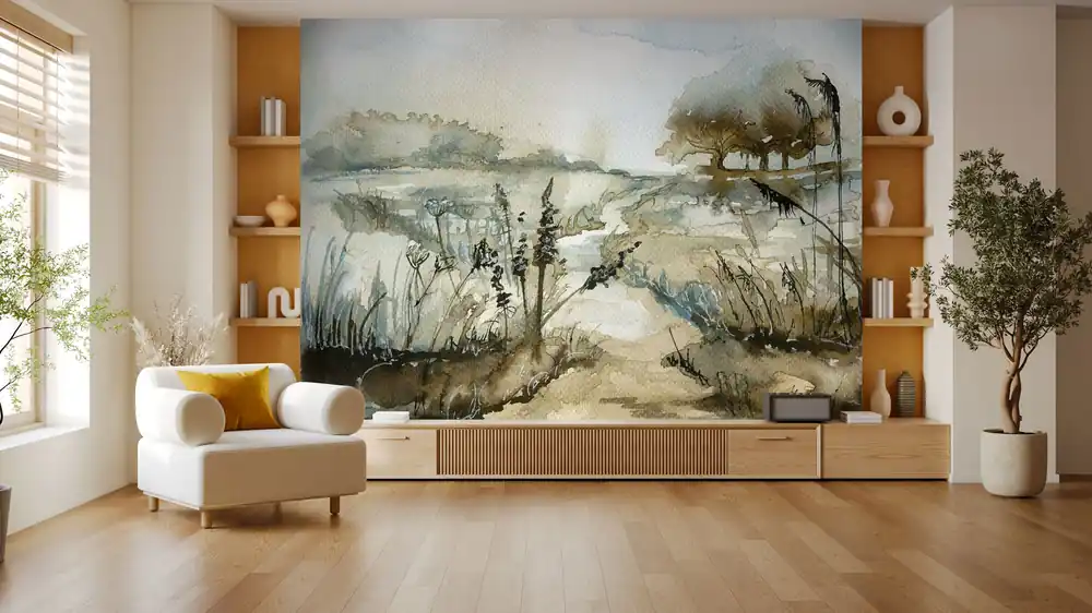 Jetzt Kaufen Fototapete nach Maß, Landschaft, Aquarell, 10095, Vavex