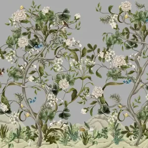 Nur Für Kurze Zeit Luxus-Fototapete Landschaft mit Blumen, Z34977, Elie Saab 2