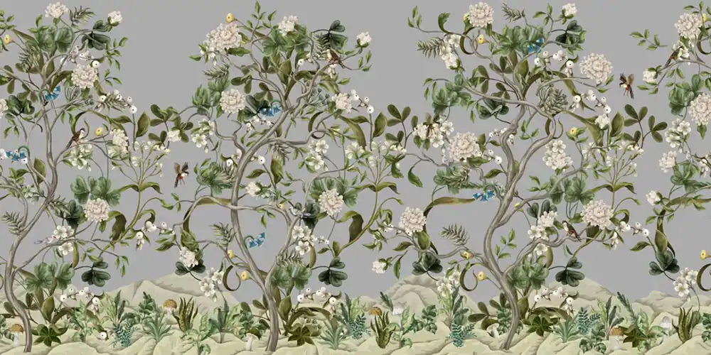Nur Für Kurze Zeit Luxus-Fototapete Landschaft mit Blumen, Z34977, Elie Saab 2
