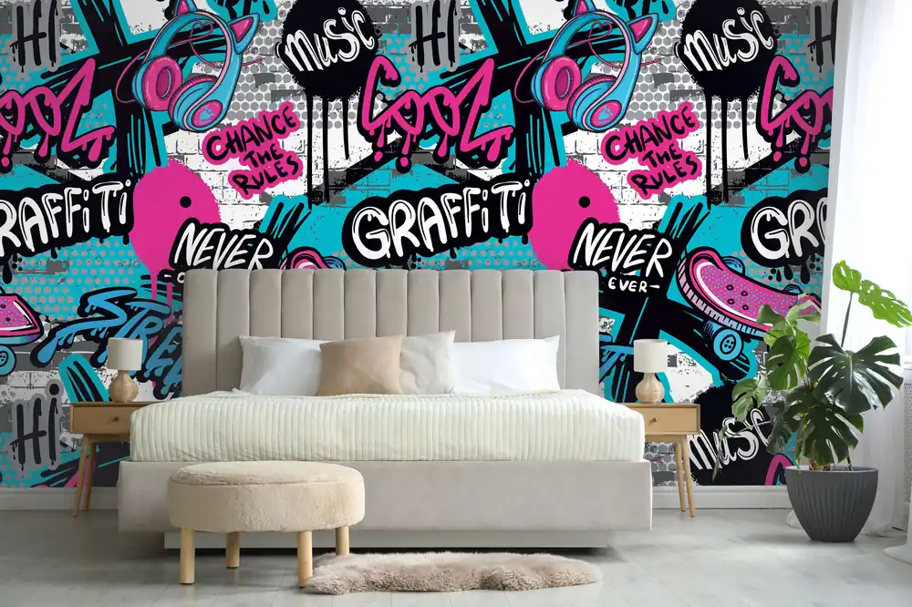 Garantierte Lieferung Vlies-Fototapete nach Maß, Graffiti, 10047, Vavex