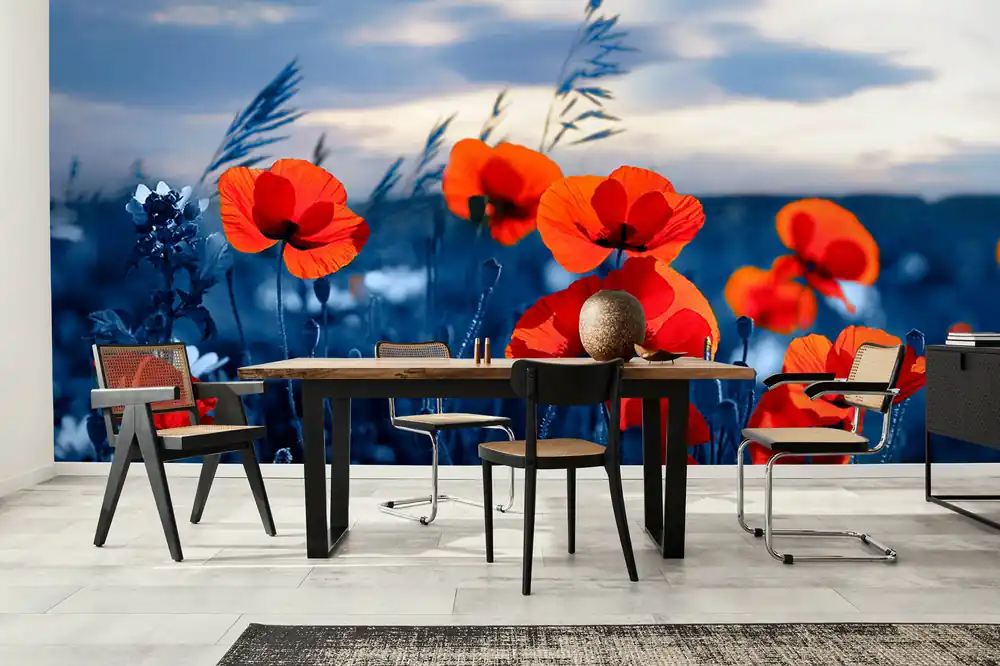 Fototapeten nach Maß, Mohnblumen, 10202, Vavex Online Kaufen