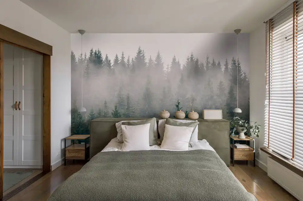 Fototapete nach Maß, Nebel über dem Wald, 10197, Vavex Markenware
