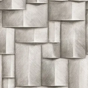 Angebot Grafische Bildtapete, schwarz-weiß, 3D-Effekt, 35390, Timber, Marburg