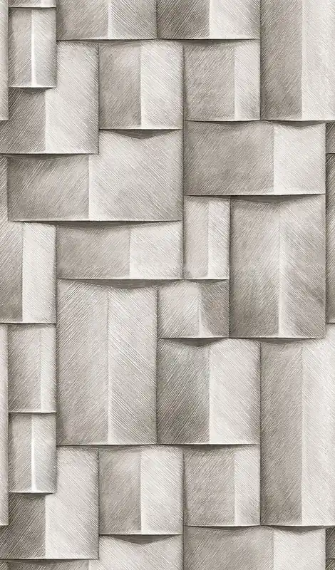 Angebot Grafische Bildtapete, schwarz-weiß, 3D-Effekt, 35390, Timber, Marburg