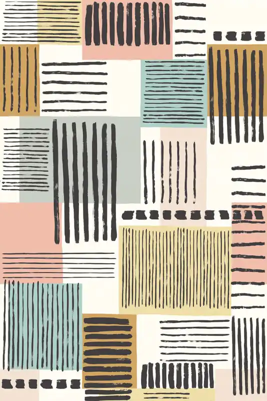 Aktuell Geometrická obrazová tapeta 377205, 186x280cm, Stripes+, Eijffinger