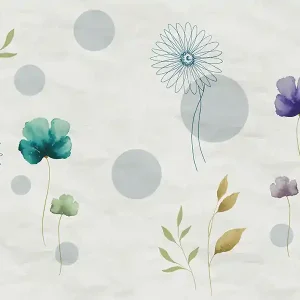 Fototapete Blumen, Z66885, 5,10 X 3 m, Satin Flowers, Zambaiti Parati Markenware