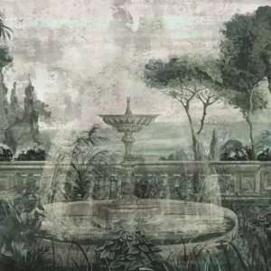 Sofort Bestellen Luxus Fototapete, Brunnen im Garten, Z77574, Savana, Zambaiti Parati