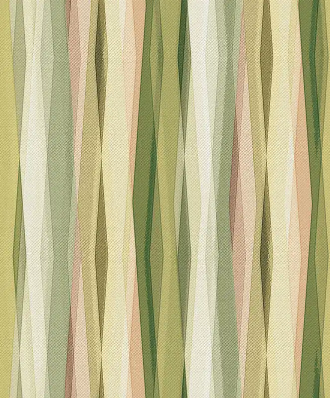 Neue Ware Tapete, Grün-Beige, Grafisches Muster, 89010, Naomi, Novamur