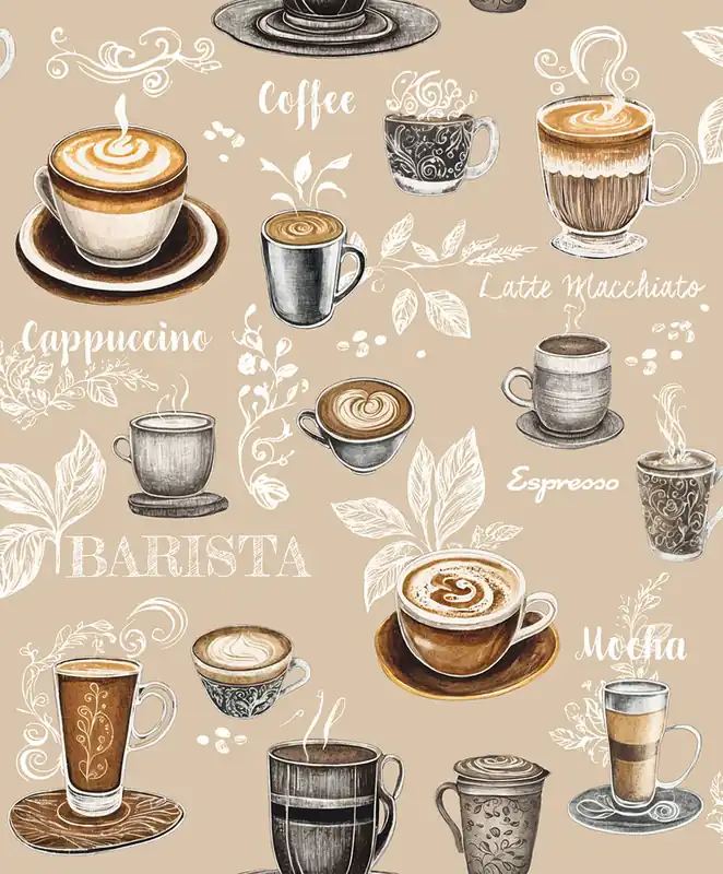 Tapete, Beige, Kaffee, 89044, Naomi, Novamur Neu Im Sortiment