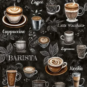 Neu Tapete, Schwarz, Kaffee, 89045, Naomi, Novamur