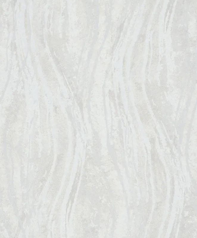 Ausverkauf Tapete, Creme-Grau, Struktur, Wellen, 82497, Naomi, Novamur