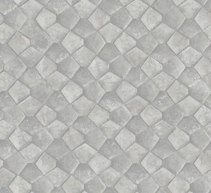Highlight Geometrische Tapete, Grau, 34907, Eclectic, Marburg