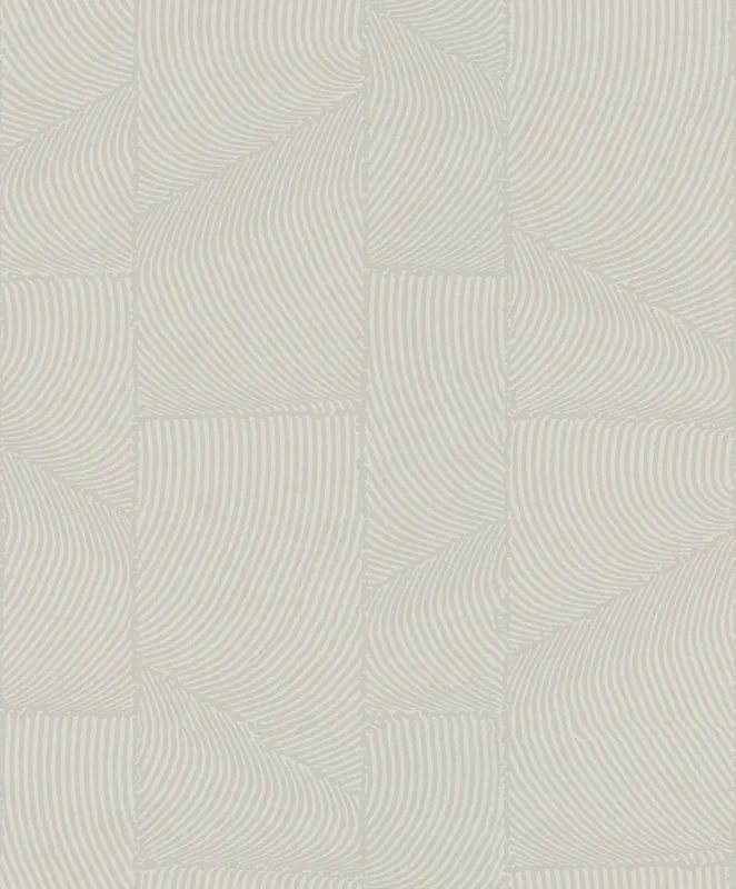 Kracherpreis Tapete, Grau-Beige, Grafisches 3D-Muster, 34642, Terra, Marburg