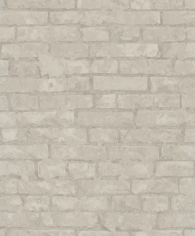 Bestpreis Tapete, Grau-Braun, Ziegel, Ziegelwand, 34612, Terra, Marburg
