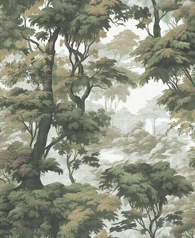 Tapete, grün, Wald, Bäume, 127934, Arboretum, Graham Brown Premium Top-Angebot