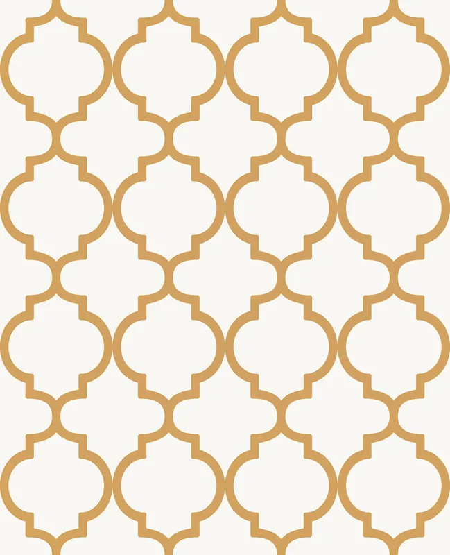 Tapete, creme-orange, Gitter, Trellis, 130298, Concerto, Graham Brown Premium Echt