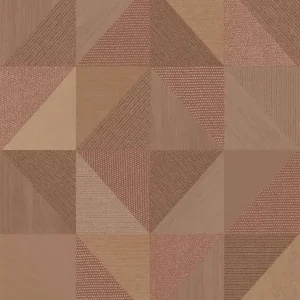 Geometrische Tapete, braun-rot, 32418, Vitalis, Parato by Cristiana Masi Meistverkauft