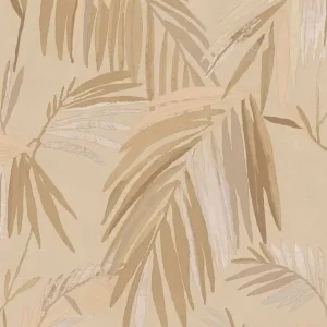 Tapete, beige-braun, Blätter, 32403, Vitalis, Parato by Cristiana Masi Solange Der Vorrat Reicht