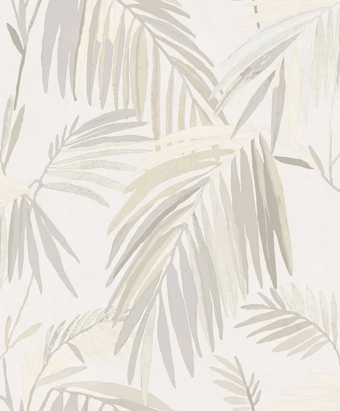 Mega-Angebot Tapete, grau-beige, Blätter, 32406, Vitalis, Parato by Cristiana Masi