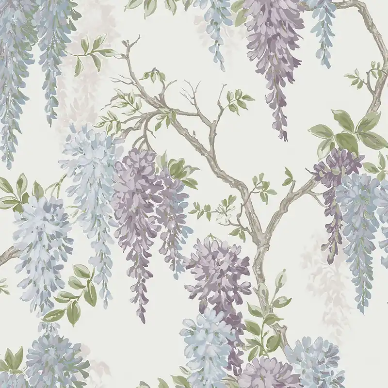 Abverkauf Tapete mit Glyzinienblüten 113356, Laura Ashley, Graham & Brown