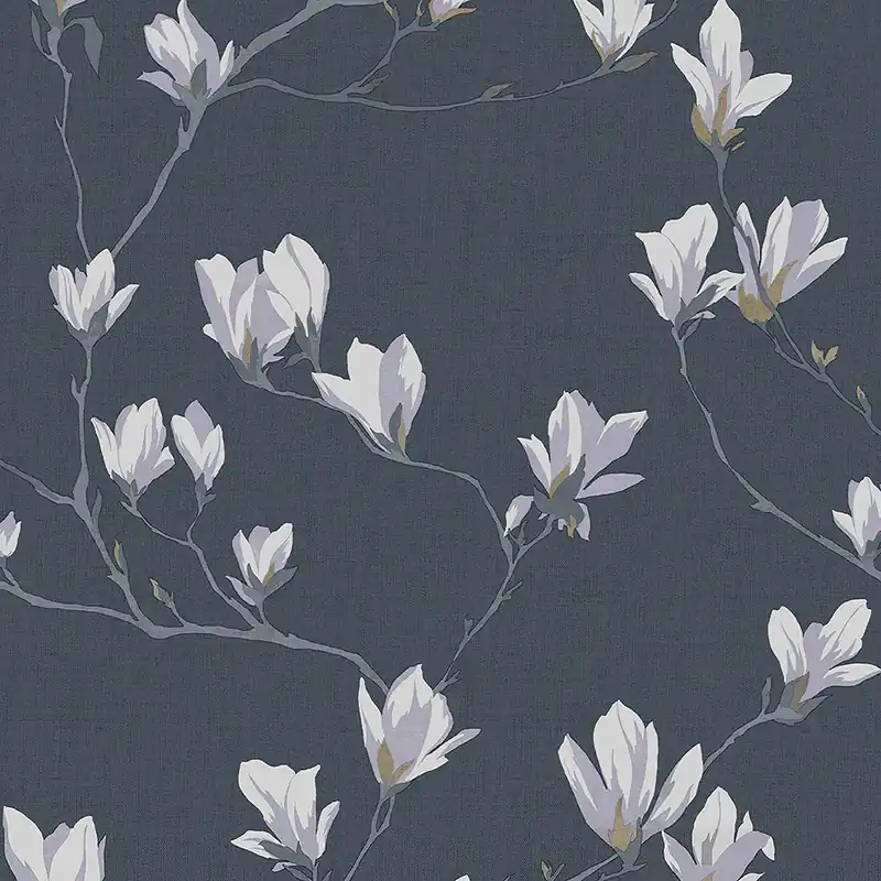 Neu Im Sortiment Tapete mit Magnolienblüten 113355, Laura Ashley, Graham & Brown