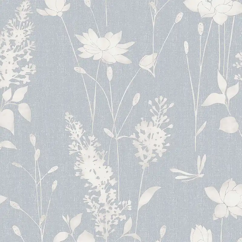 Rabatt Tapete mit weißen Blumen 113343, Laura Ashley, Graham & Brown
