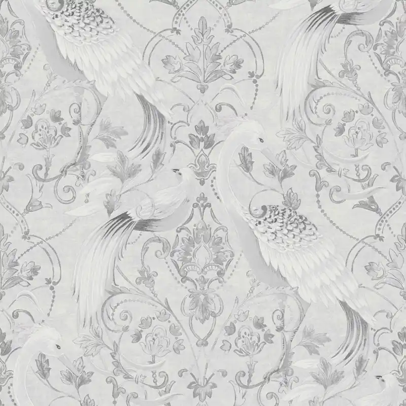 Grau-silberne Barocktapete, 119868, Laura Ashley 3 Must-Have